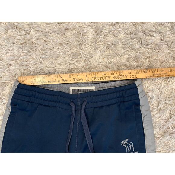 Vintage Abercrombie & Fitch SweatPants Mens M Medium Blue Joggers Track Y2K - Picture 5 of 6